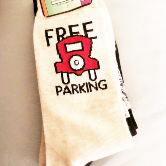 GBG Socks Other - Socks Monopoly 2 pr sz 6-12 new 97% polyester GBG